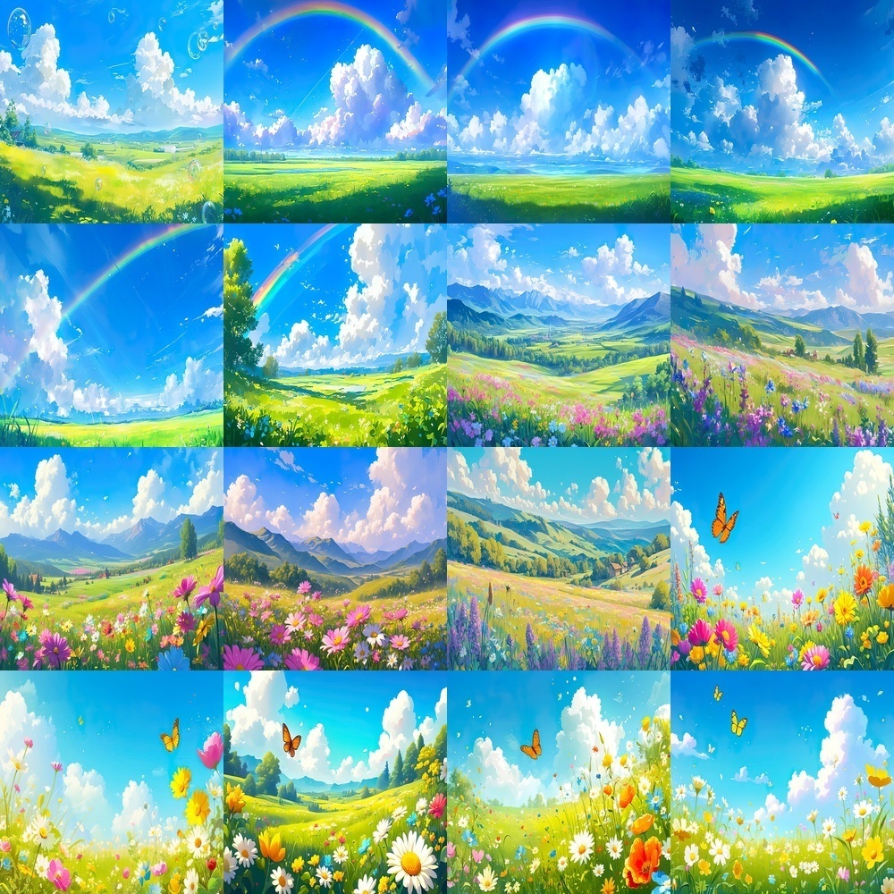 草原風景背景パック