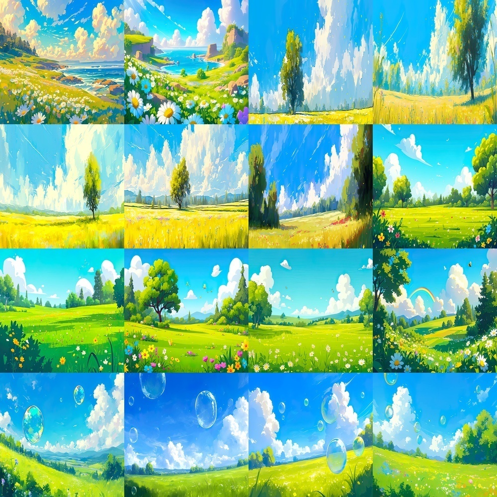 草原風景背景パック