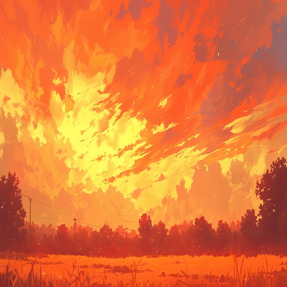 夕暮れ風景背景パック