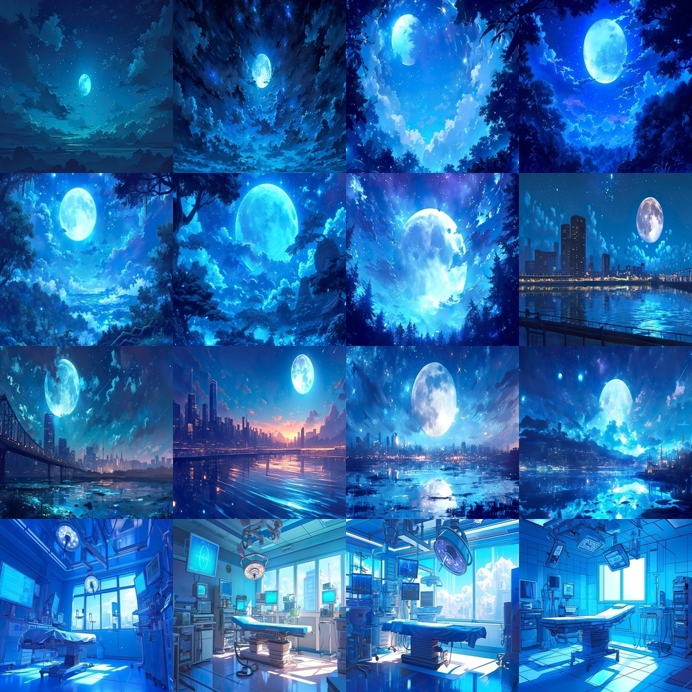 多彩な風景と静謐背景パック