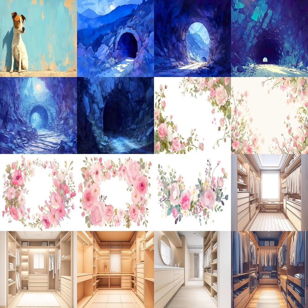 多彩な季節と風景背景パック