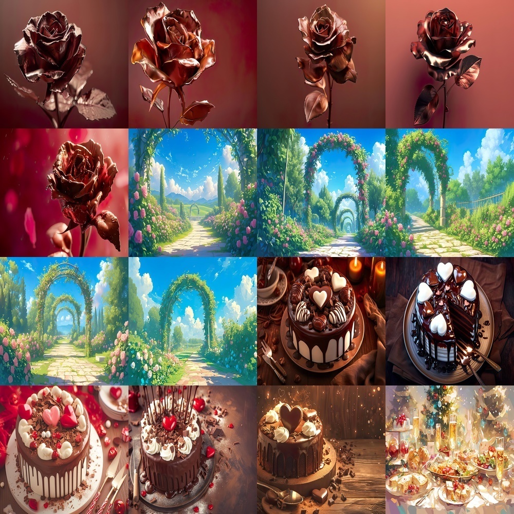 多彩なシーンと季節の風景背景パック