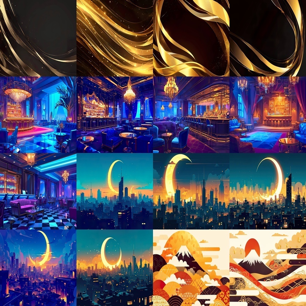 四季折々と幻想的な風景背景パック