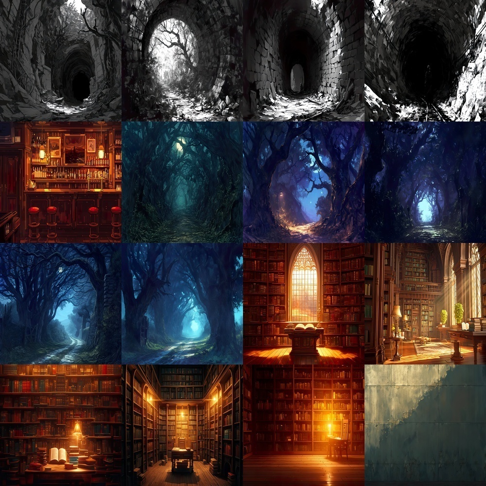 ホラーゲーム背景素材パック