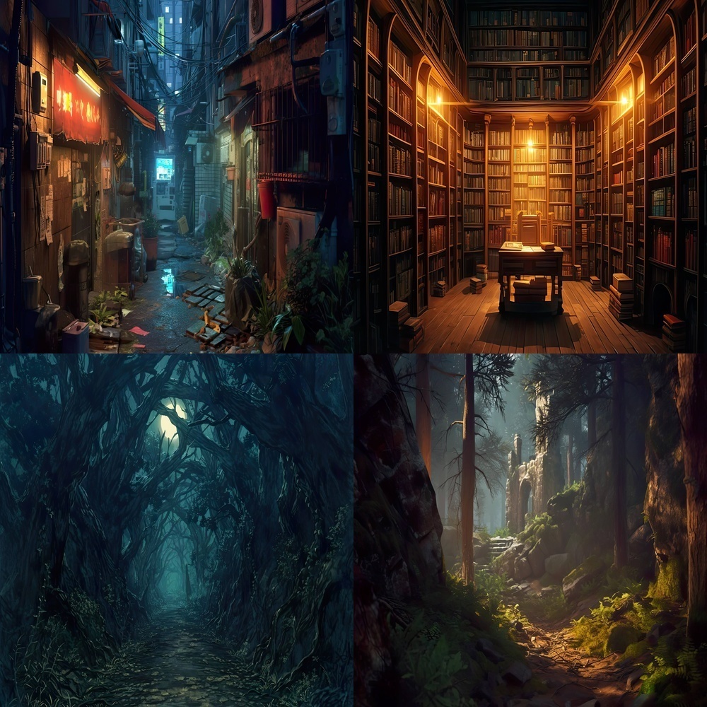 ホラーゲーム背景素材パック