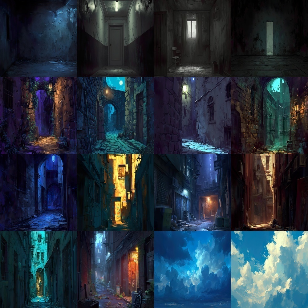 ホラーゲーム背景素材パック