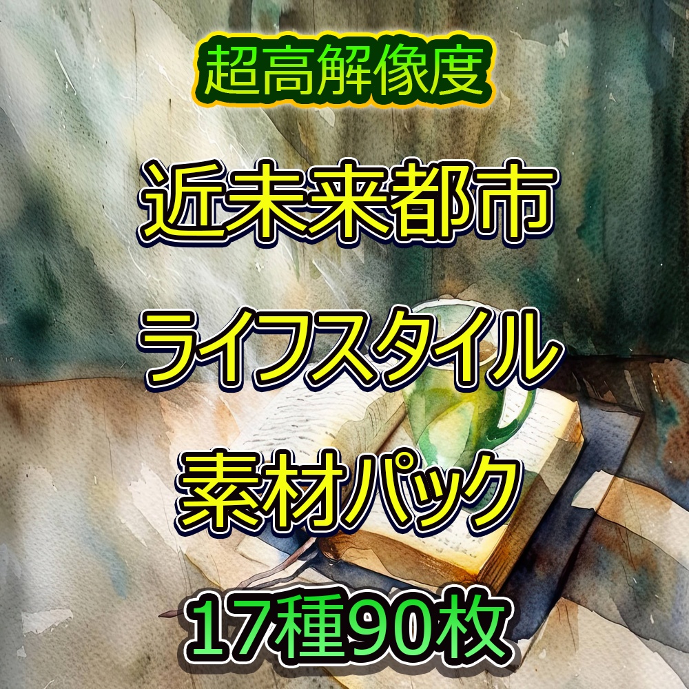 近未来都市＆ライフスタイル素材パック