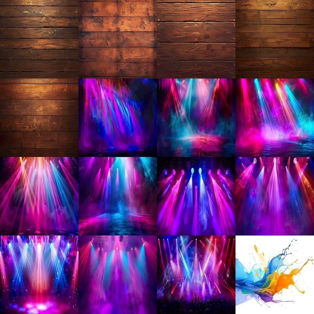 多彩なクリエイティブ背景素材パック