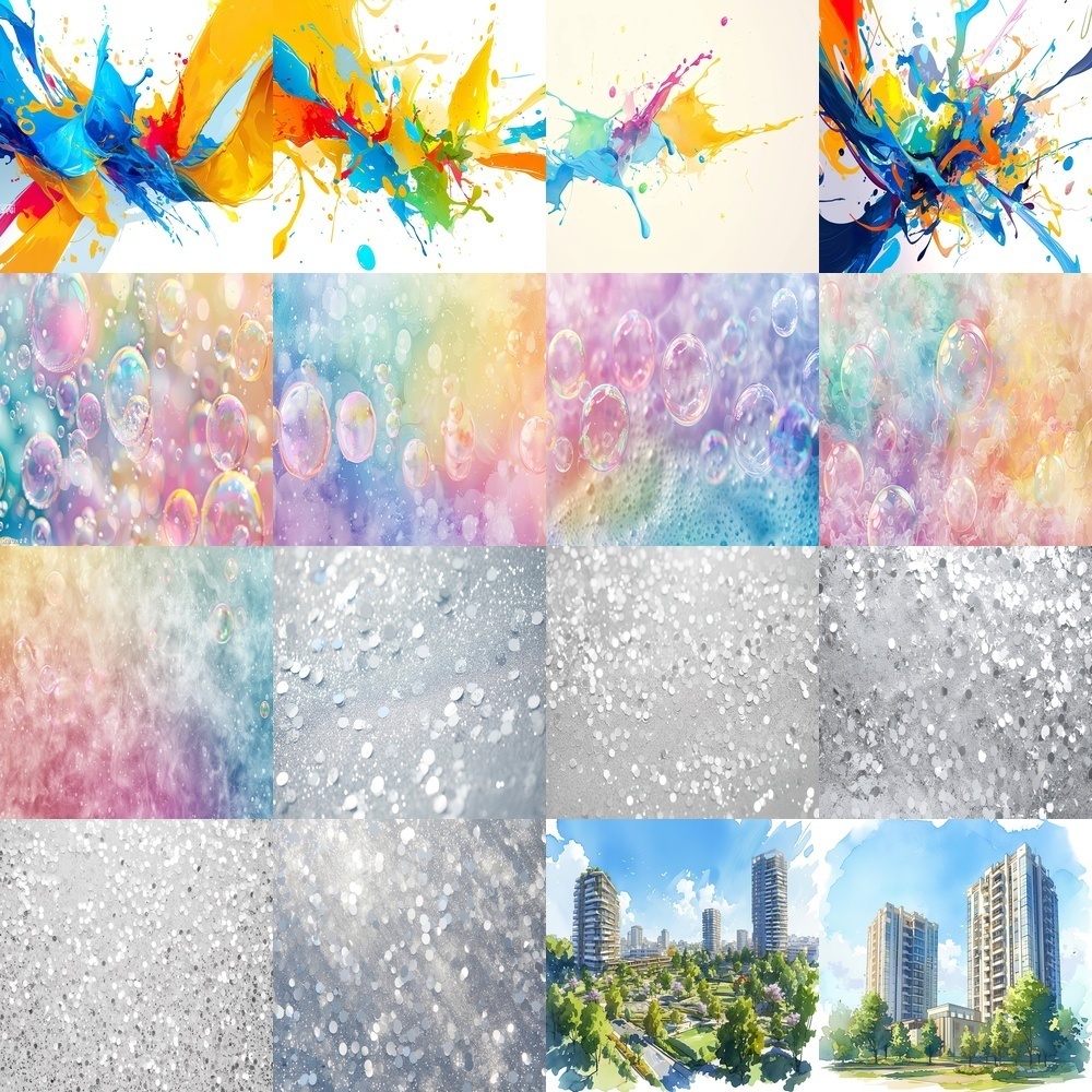 多彩なクリエイティブ背景素材パック