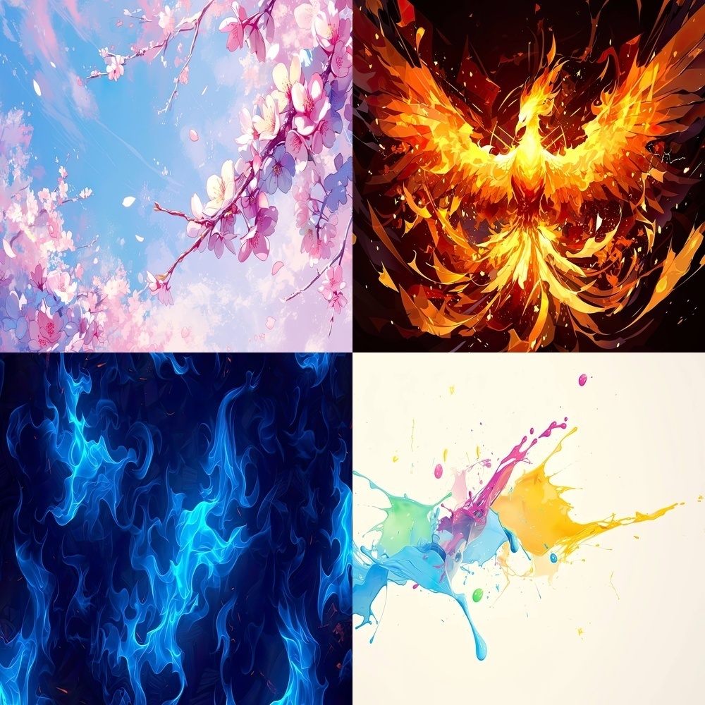 多彩なクリエイティブ背景素材パック