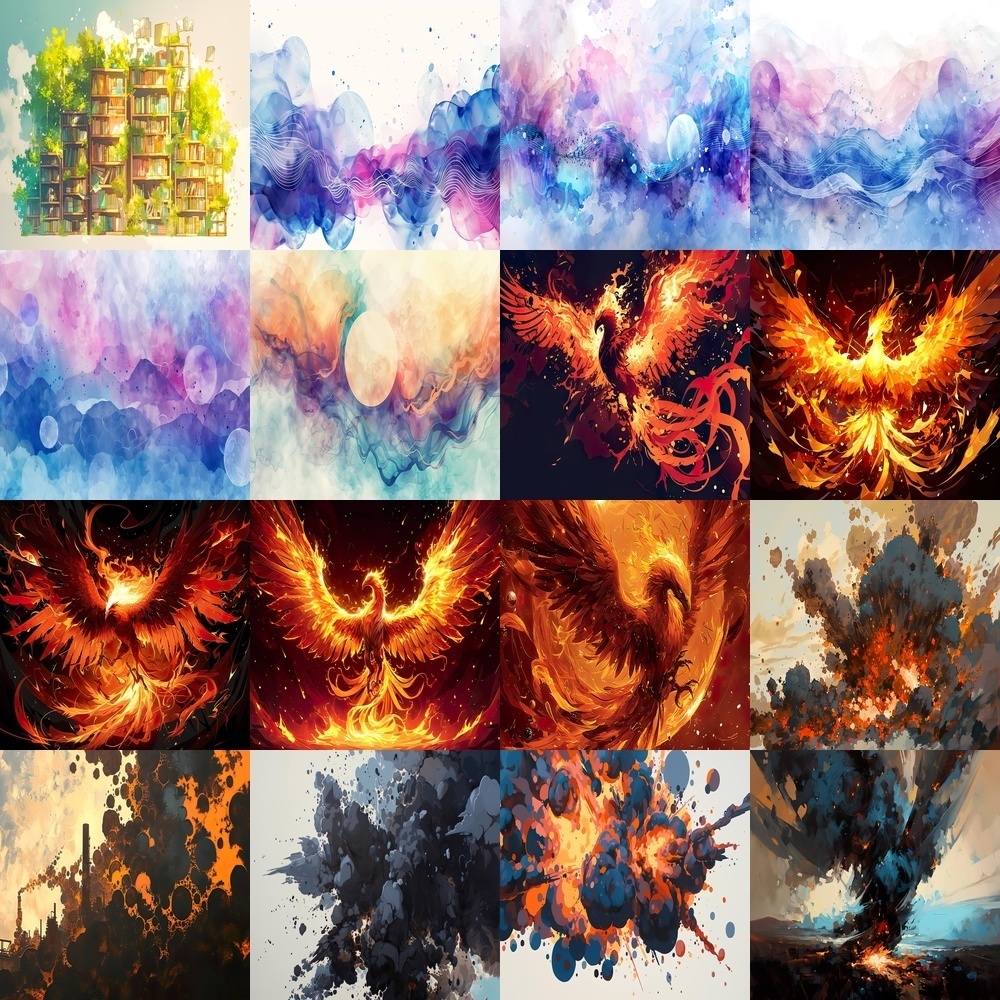 多彩なクリエイティブ背景素材パック