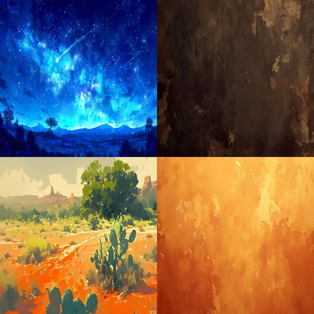 多彩な幻想&リアル背景素材パック