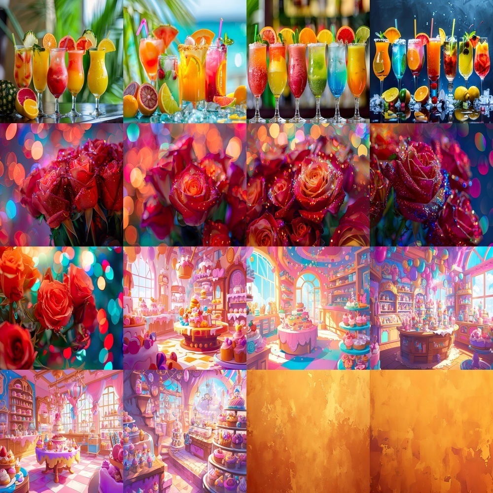 多彩な幻想&リアル背景素材パック