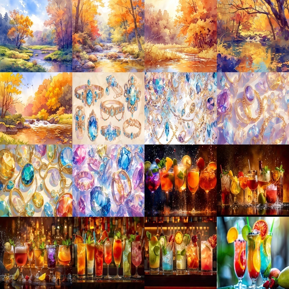 多彩な幻想&リアル背景素材パック