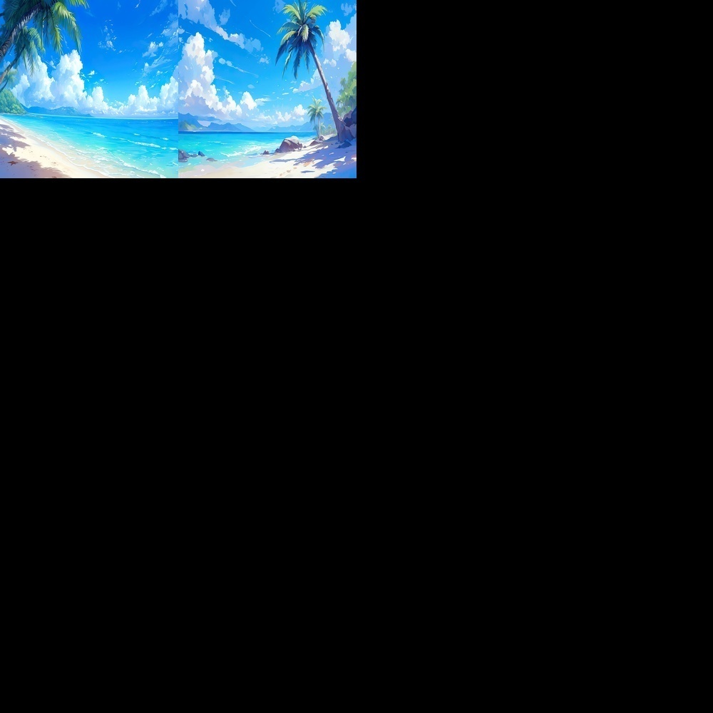 夏のビーチ&リゾート風景素材パック