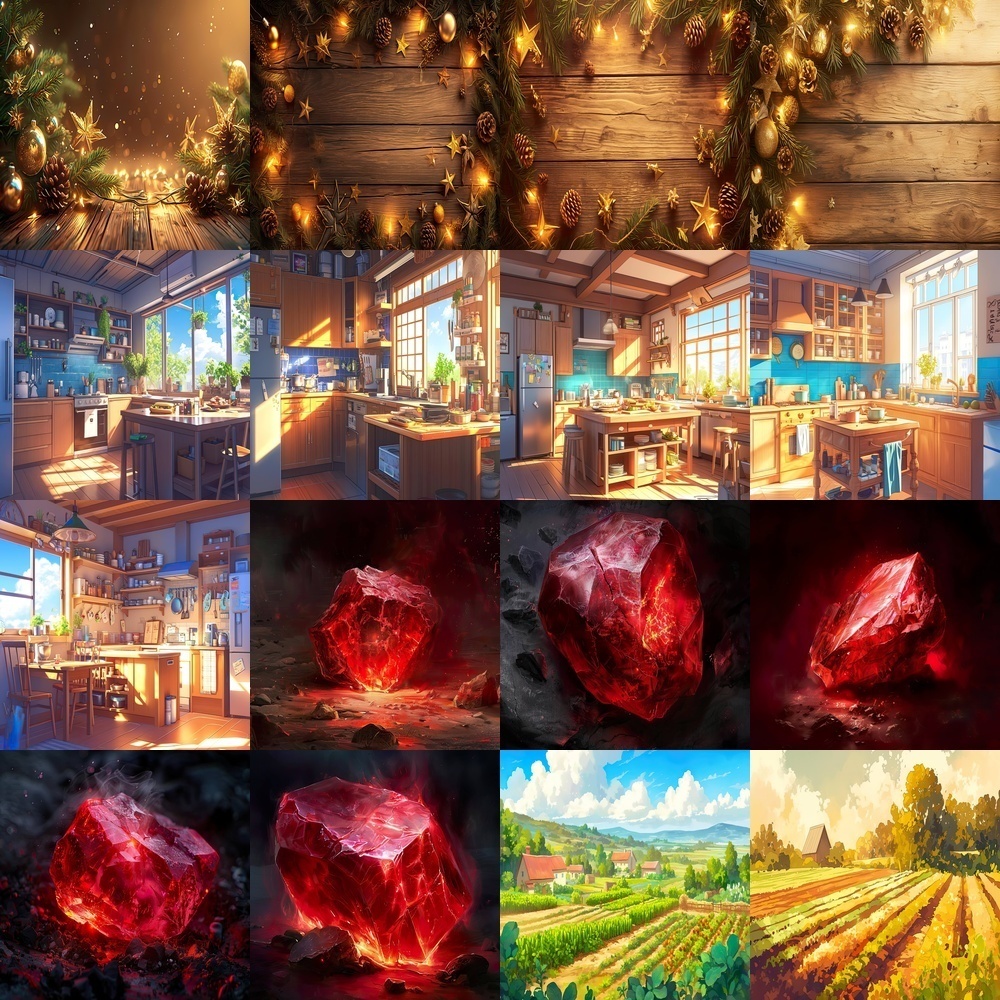 多様な季節と風景素材パック