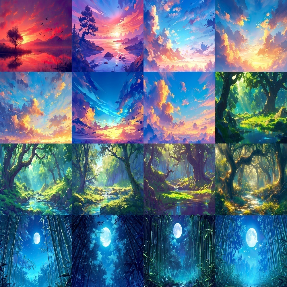 幻想的な風景素材パック