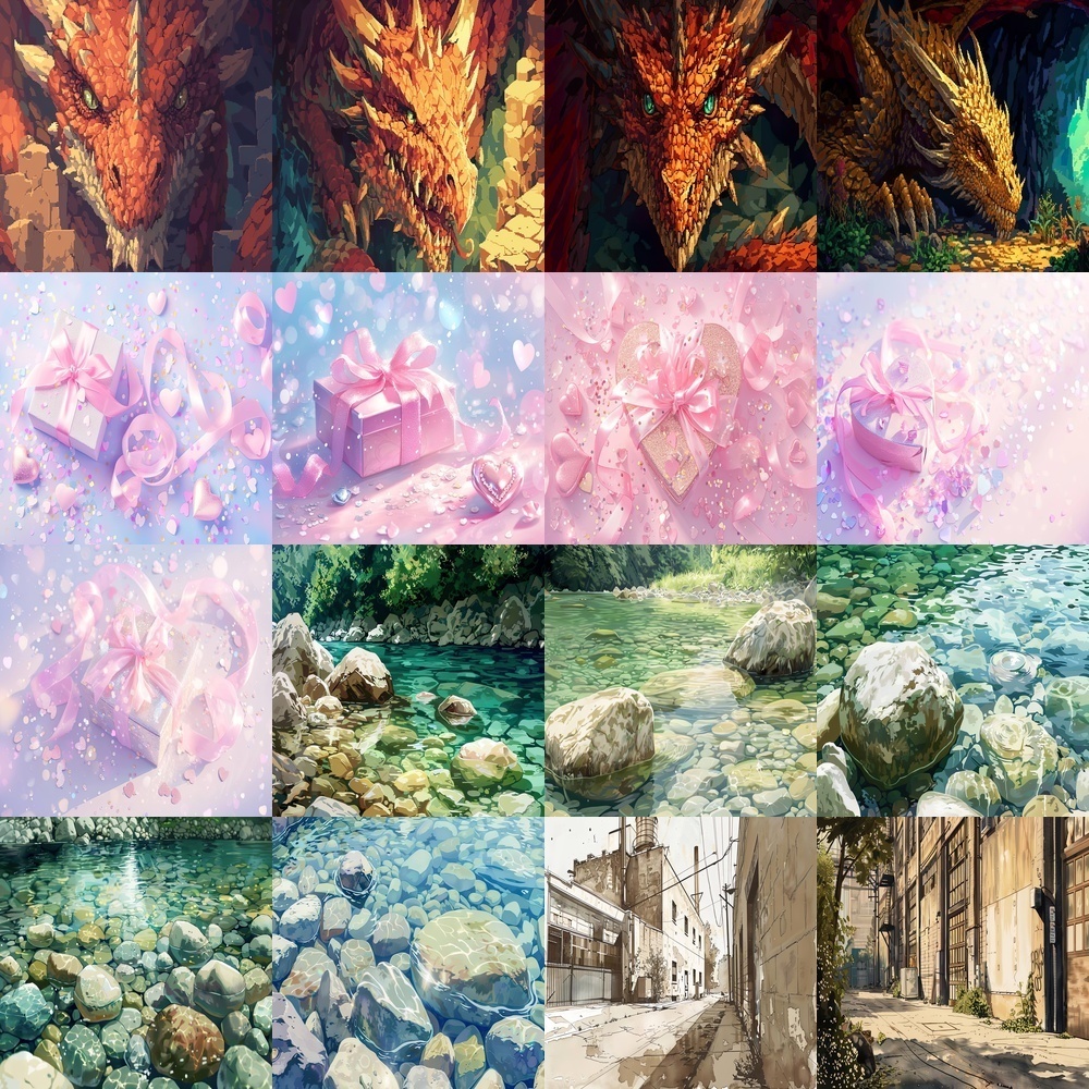 多彩なテーマの素材パック