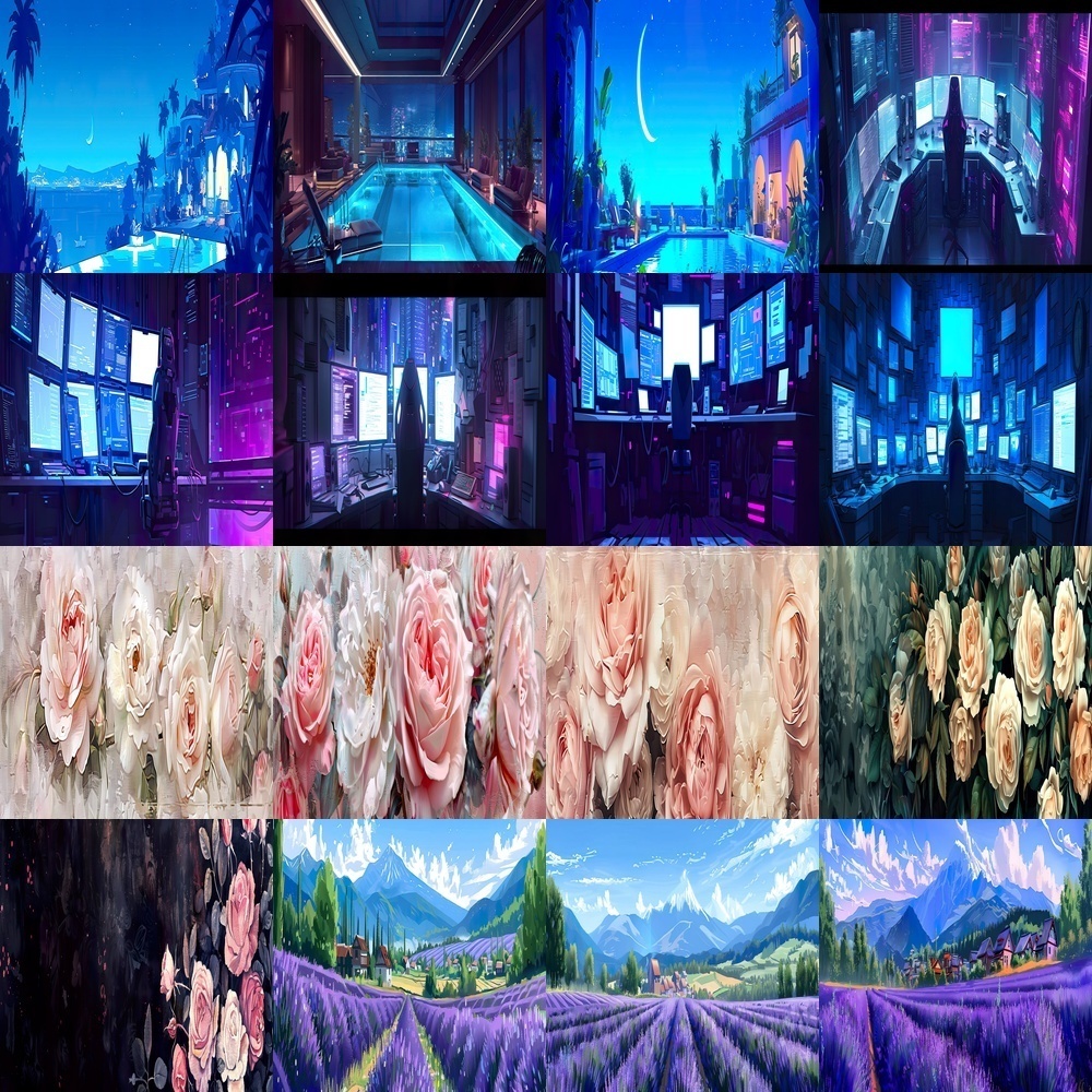 多彩なヘッダー画像素材パック