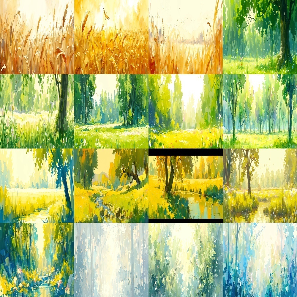 多彩なヘッダー画像素材パック