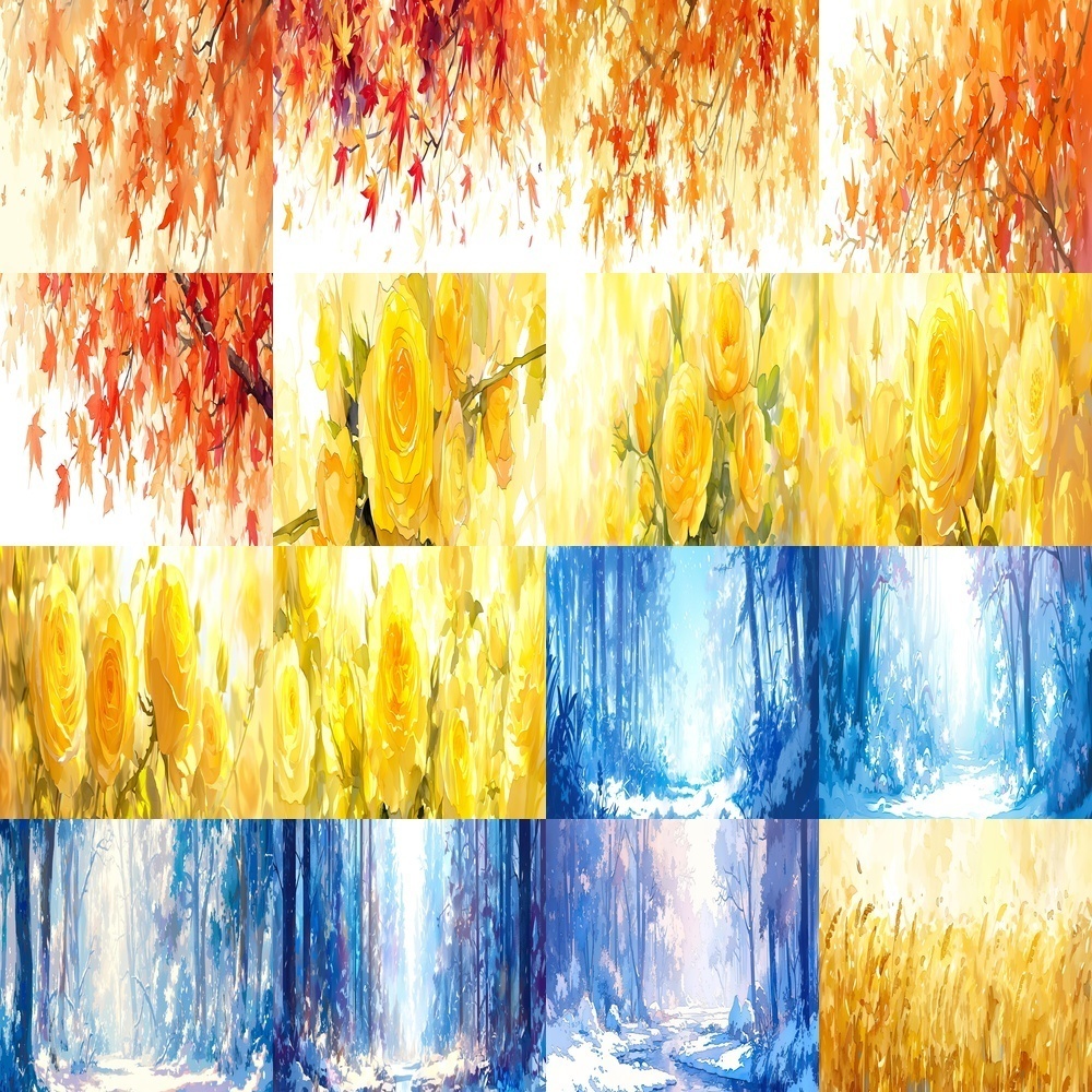 多彩なヘッダー画像素材パック