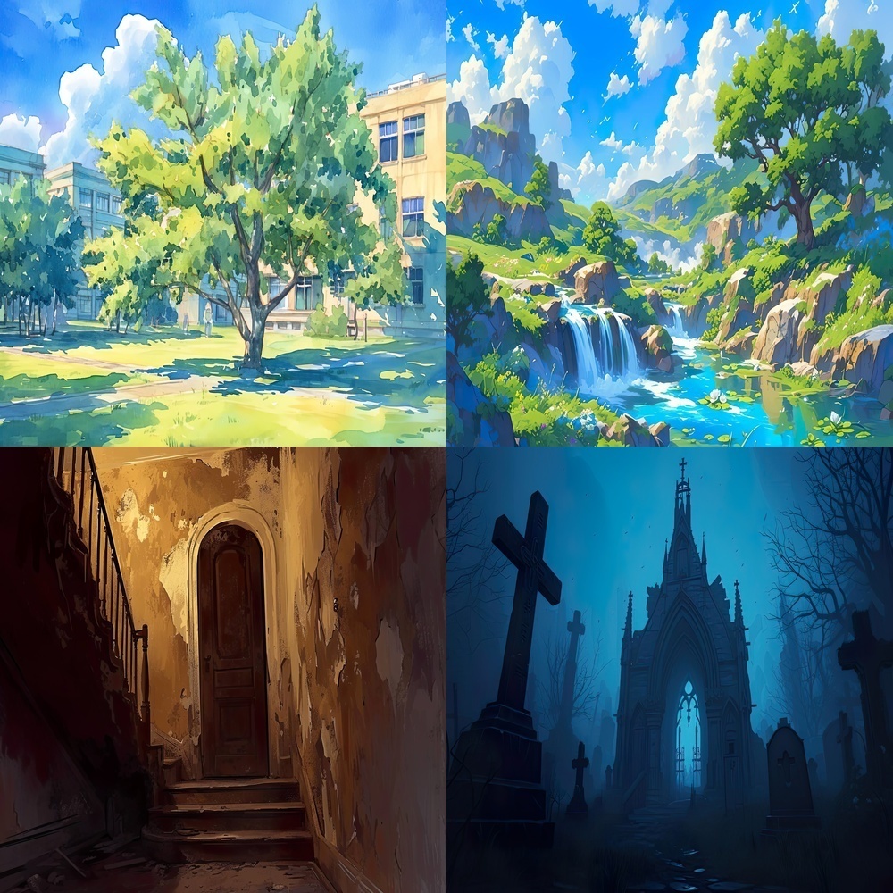 多様な風景素材パック