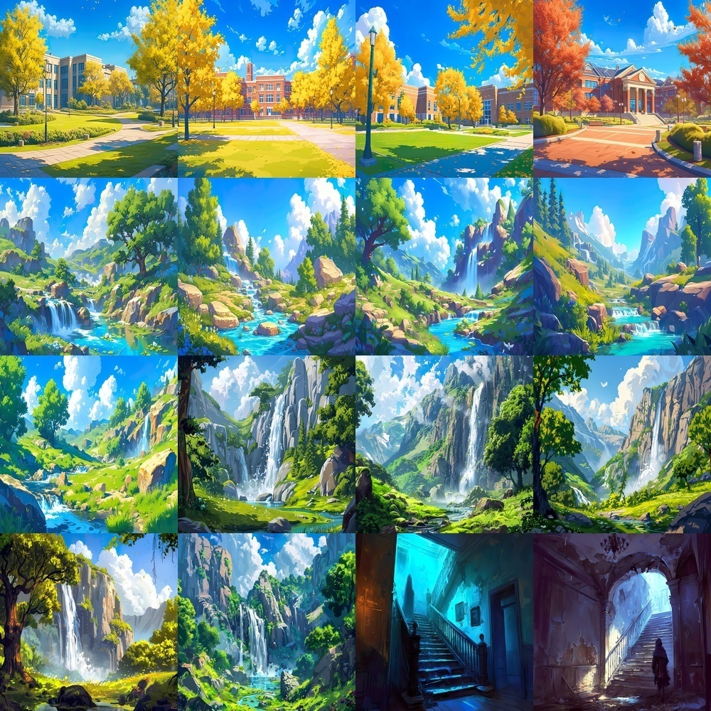 多様な風景素材パック