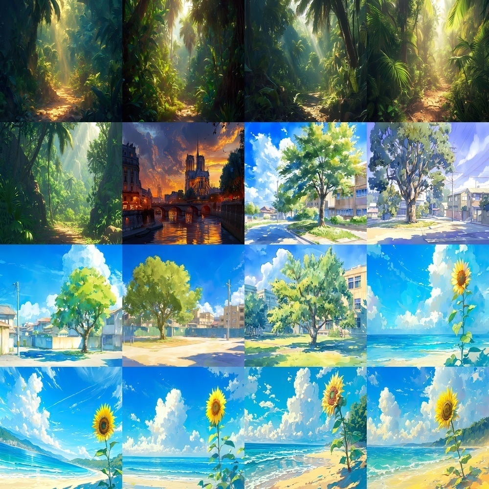 多様な風景素材パック