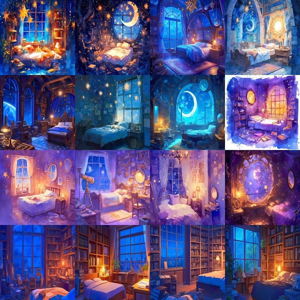 多彩なベッドルーム素材パック