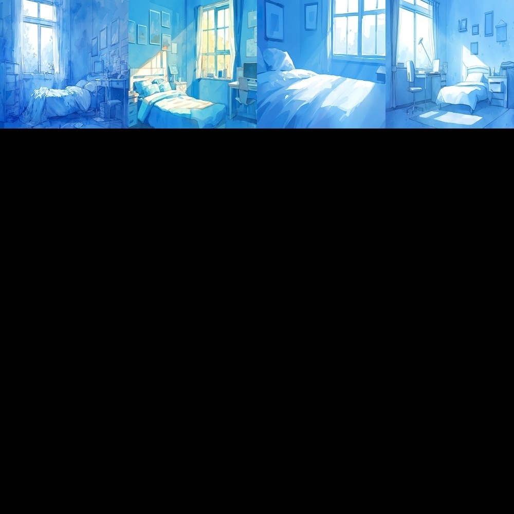 多彩なベッドルーム素材パック