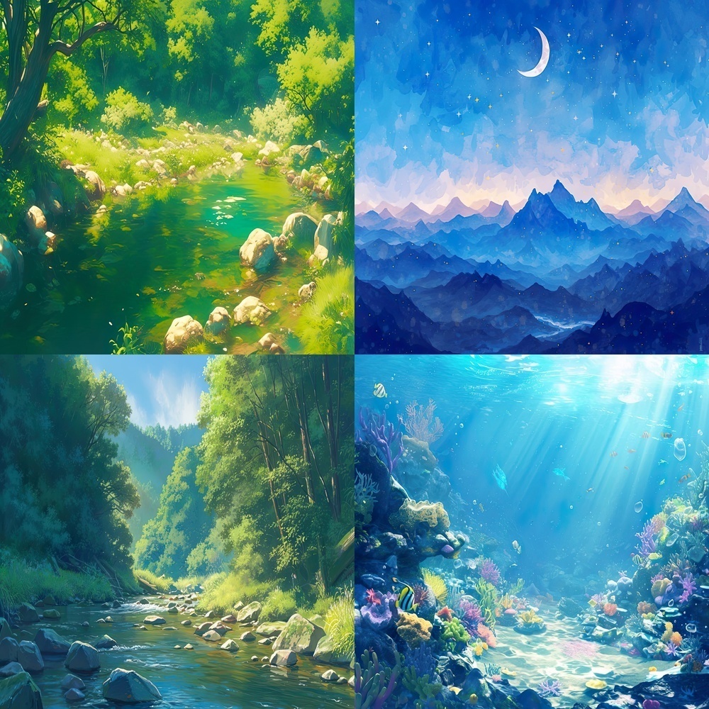 美しい風景素材パック