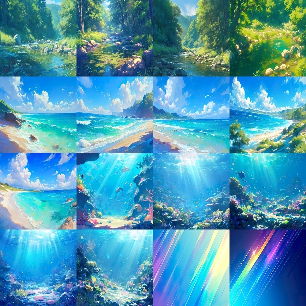 美しい風景素材パック