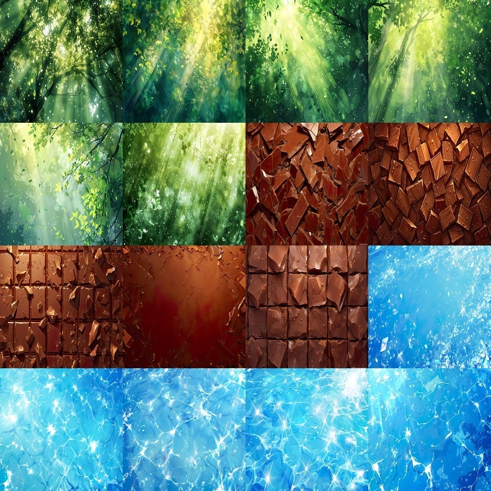 多彩なテクスチャ素材パック