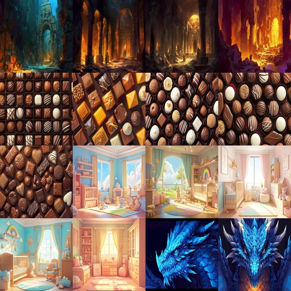 多彩なシーンと風景素材パック