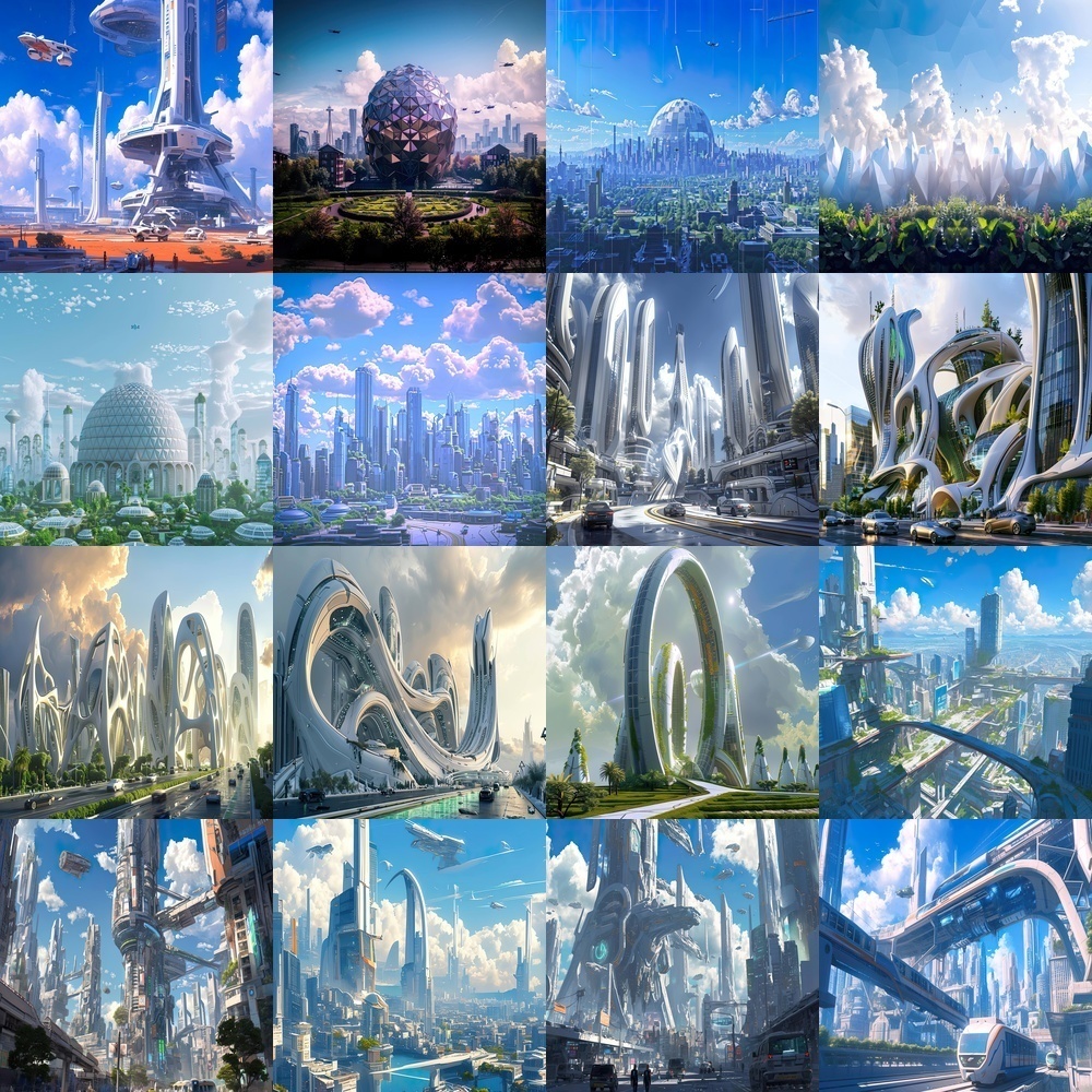 多彩なシーンと風景素材パック