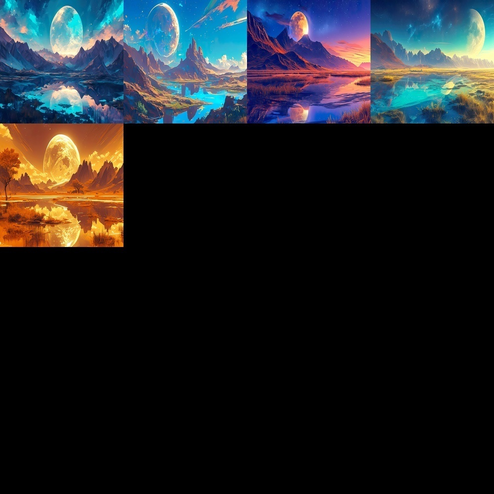 ファンタジーとSF風景素材パック