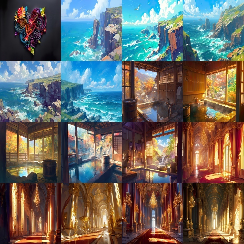 豪華で多彩な風景素材パック