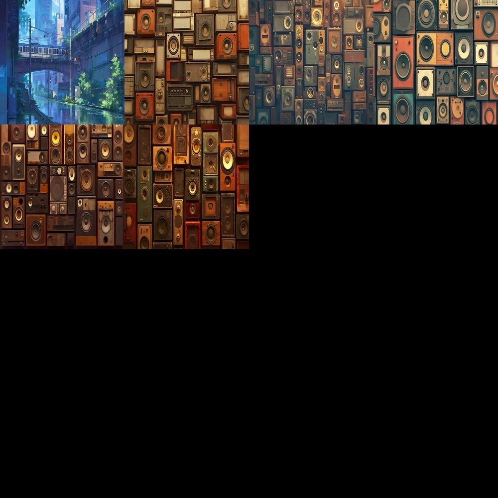 多彩な風景と都市素材パック