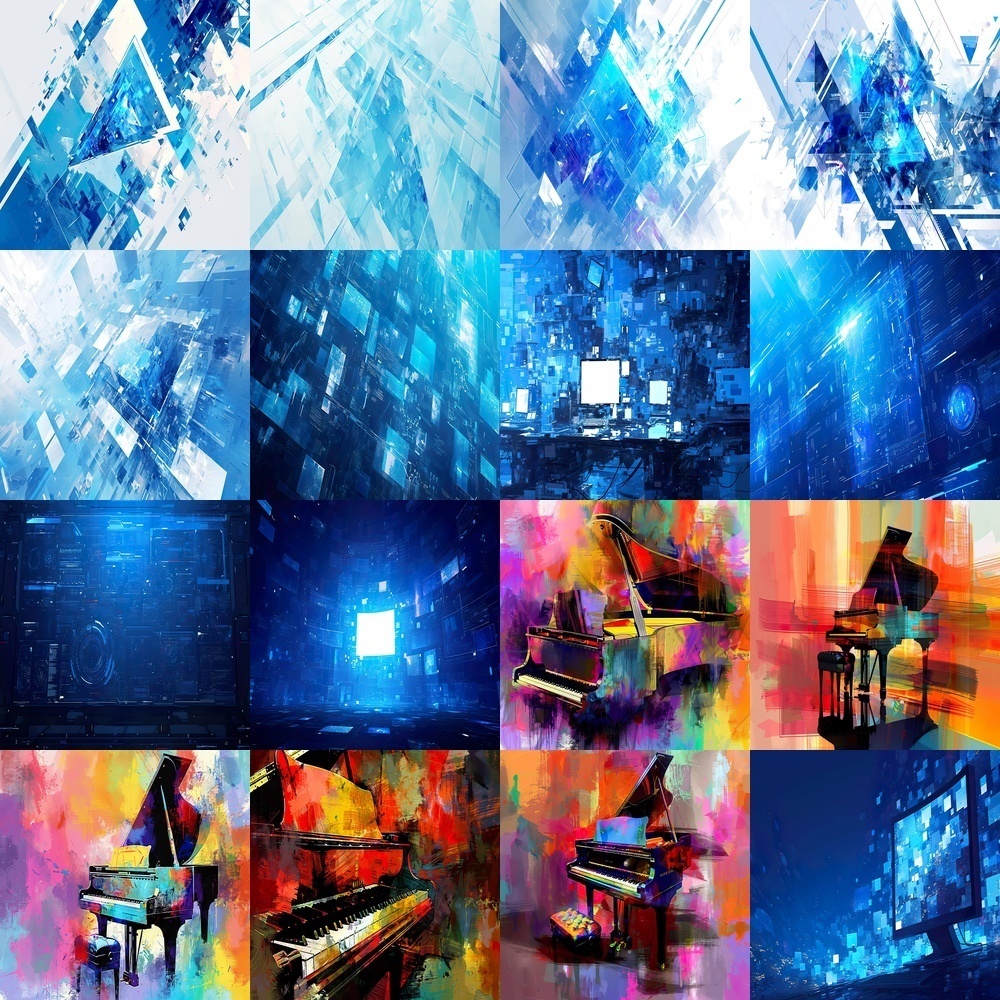 デジタルイメージと自然風景素材パック