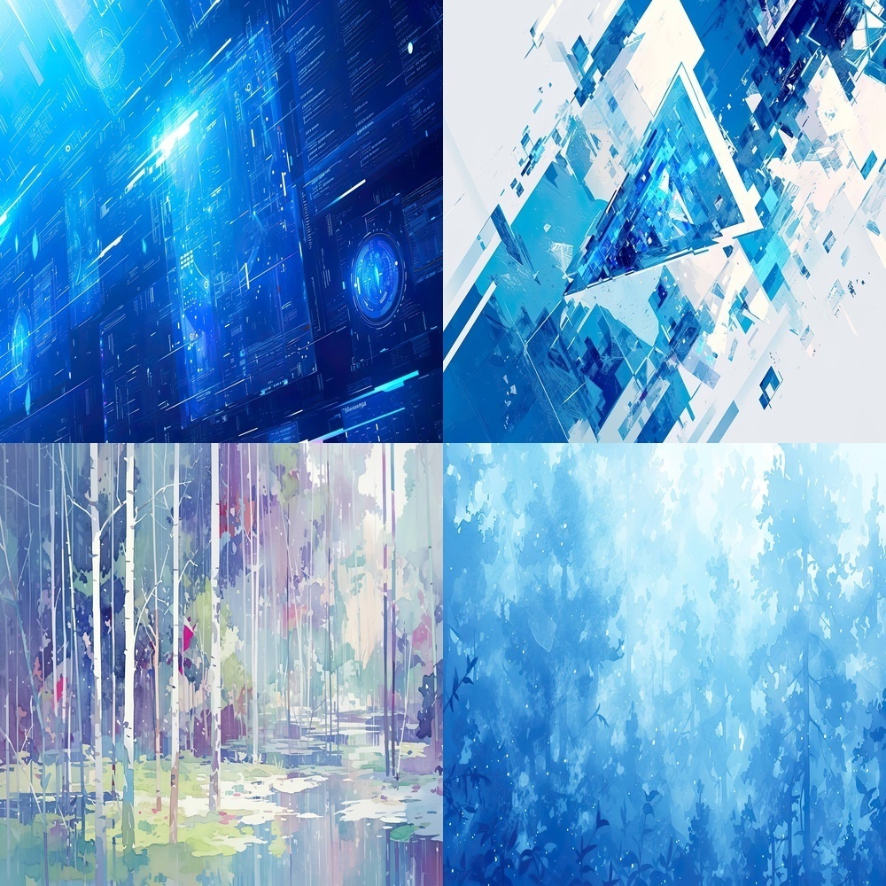 デジタルイメージと自然風景素材パック