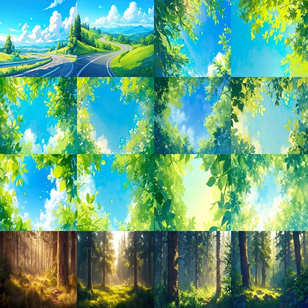 静寂な自然風景素材パック