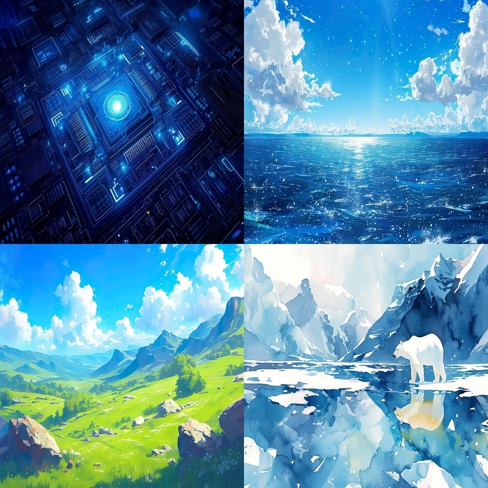 自然とテクノロジーの素材パック