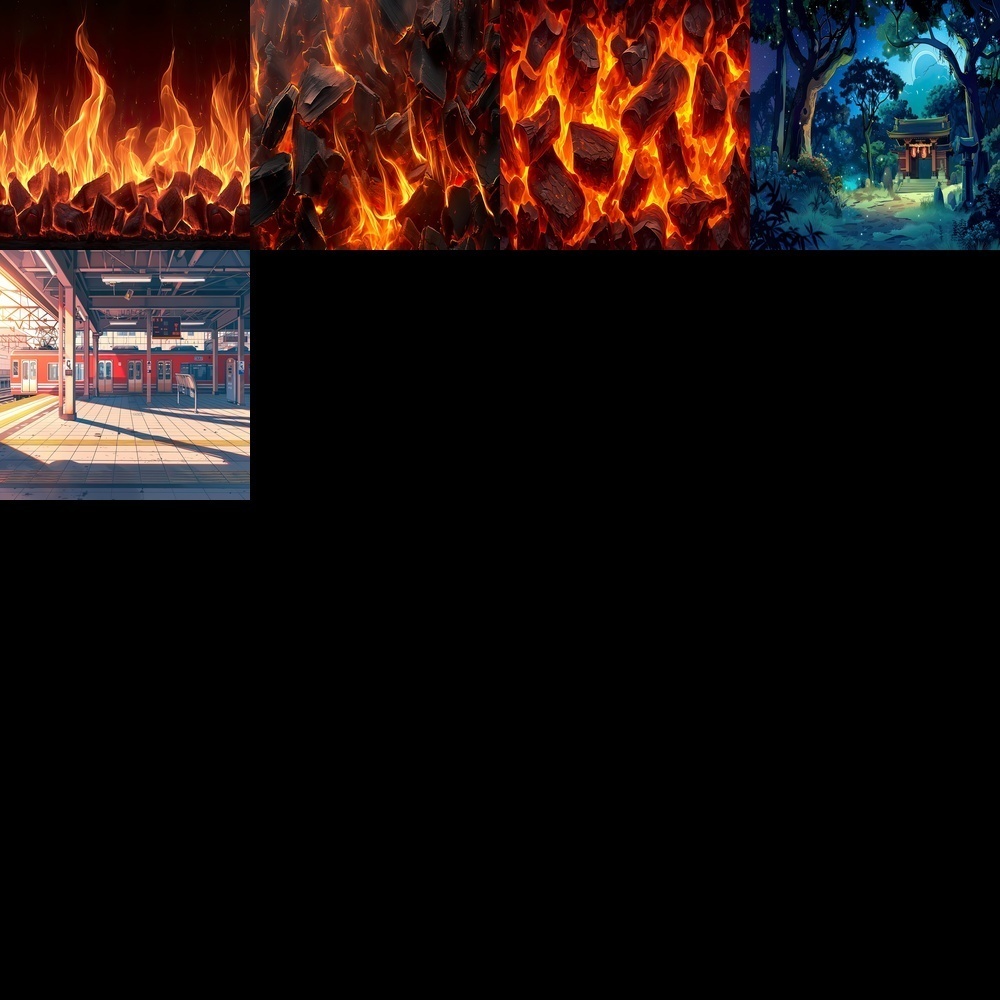 多様な風景と背景素材パック