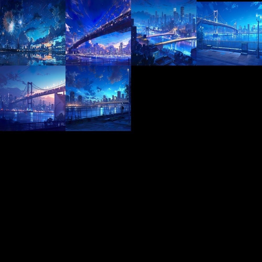 多彩な風景と建築素材パック