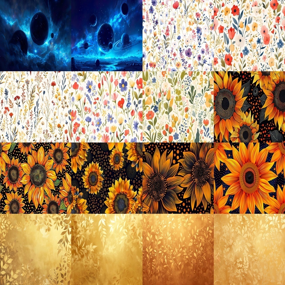 多様な壁紙と自然風景素材パック