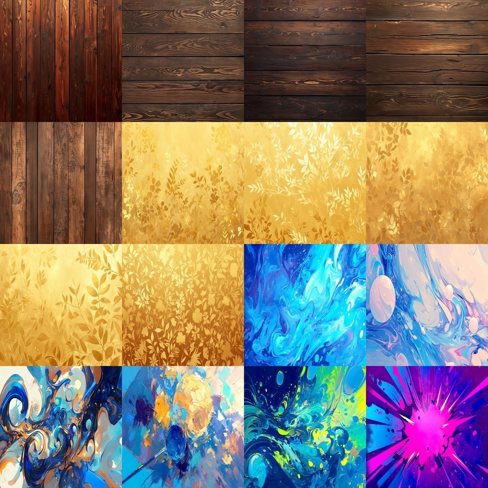 多様な壁紙と自然風景素材パック