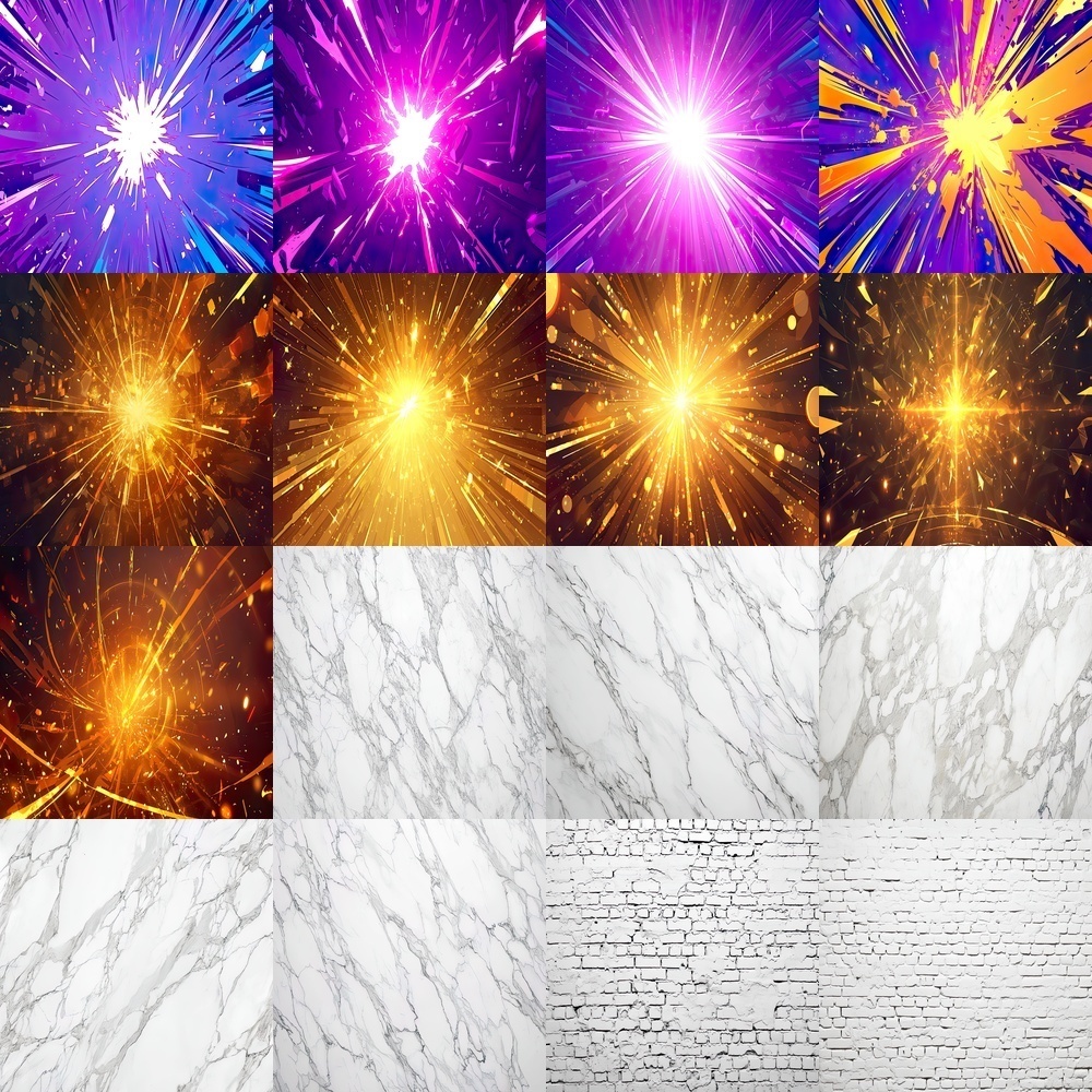 多様な壁紙と自然風景素材パック