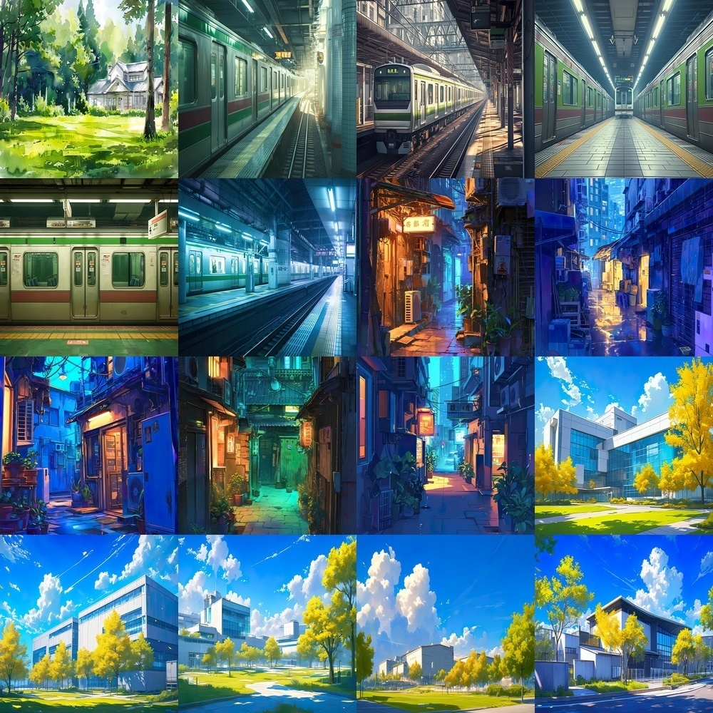 多様な自然とファンタジー素材パック