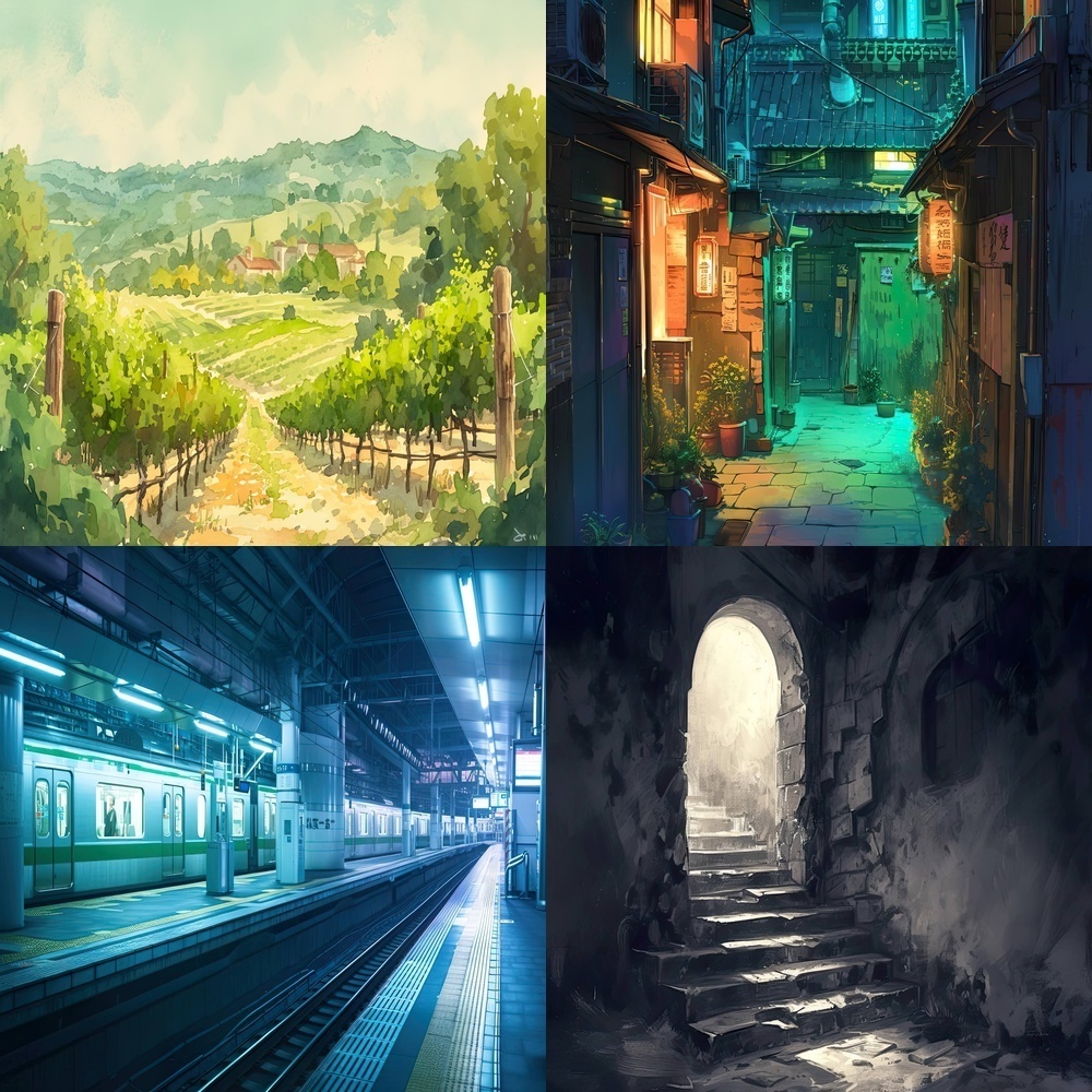 多様な自然とファンタジー素材パック