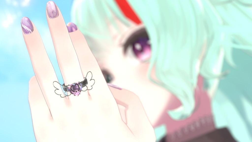 Angel wing ring #みおしきしょっぷ